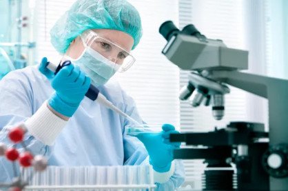 Modern Medical Laboratory Illustration
